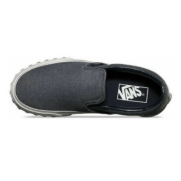 Vans Classic Slip On Overwashed Graphite Womens - Picture 4 of 5